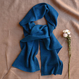 Long Rib Scarf - 100% Baby Alpaca (Adults)