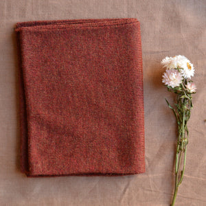 Long Rib Scarf - 100% Baby Alpaca (Adults)