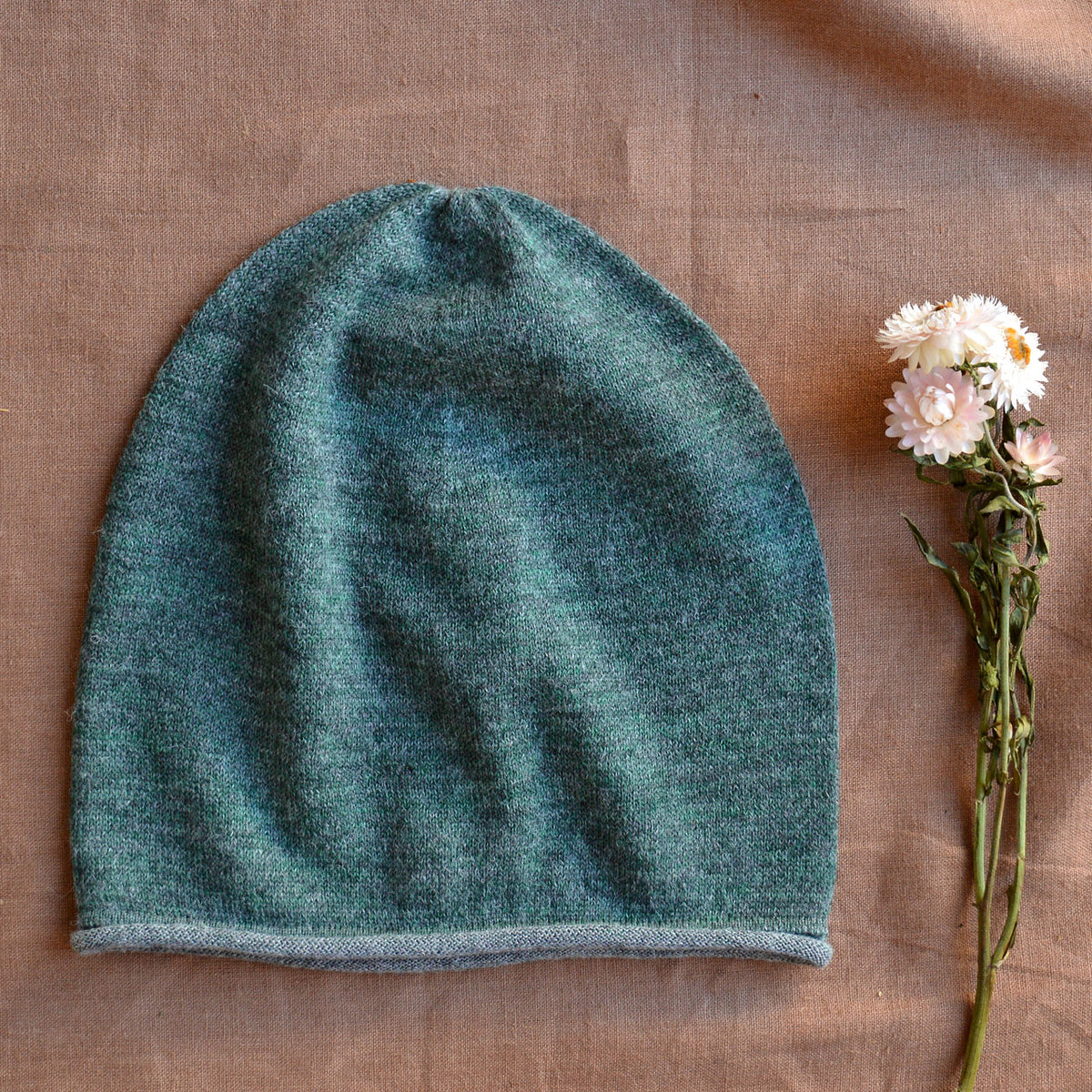 Adults Light Jersey Beanie - 100% Alpaca *Restocking 2026