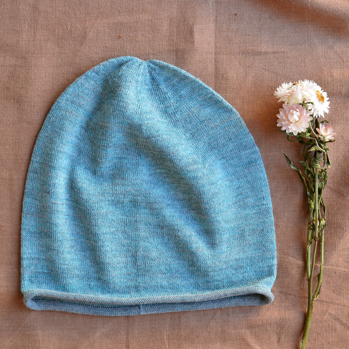 Adults Light Jersey Beanie - 100% Alpaca *Restocking 2026