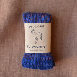 Brioche Rib Knit Wristwarmers in 100% Baby Alpaca (Kids-Adults)