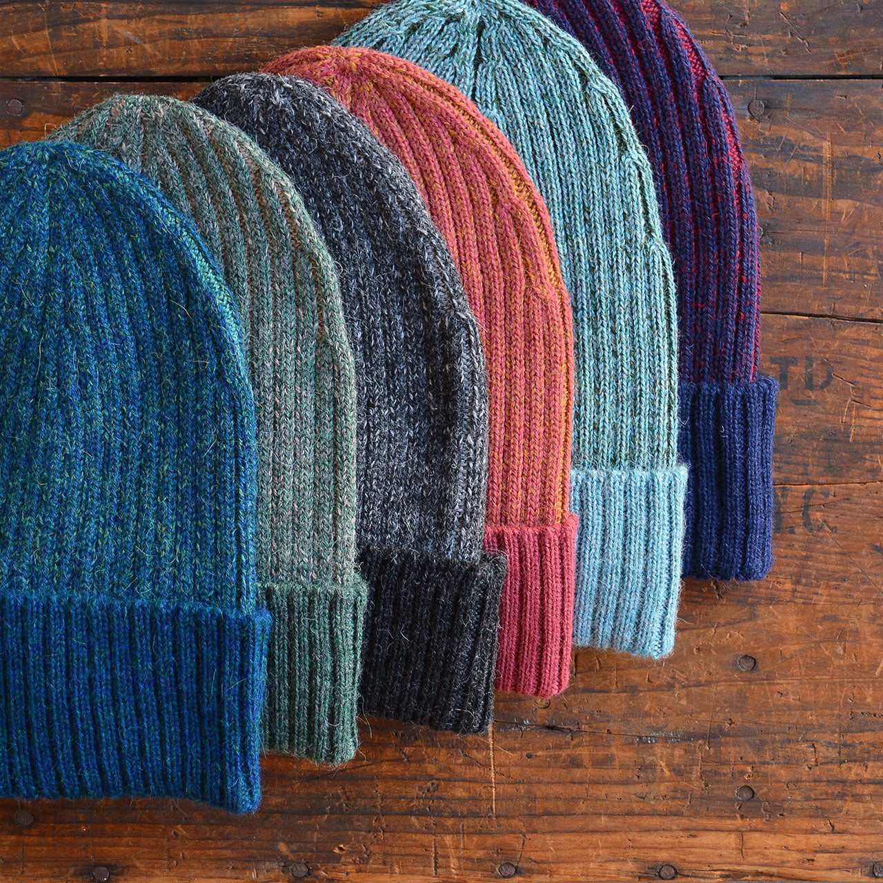 Brioche Rib Knit Beanie - 100% Baby Alpaca (Child-Adult)