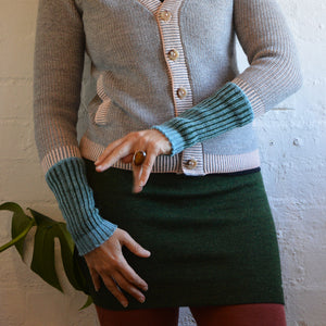 Brioche Rib Knit Armwarmers - 100% Baby Alpaca (Kids-Adults)