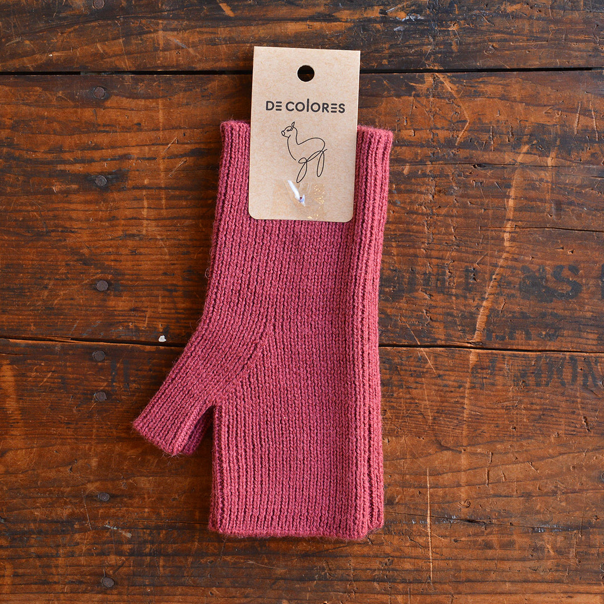 Adults Fingerless Gloves - 100% Baby Alpaca