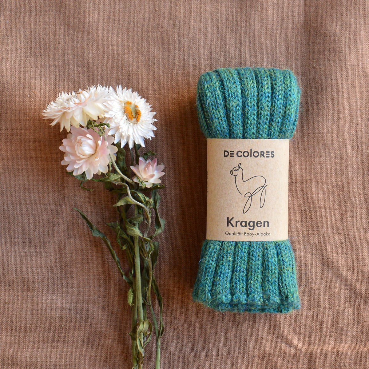 Kids Neckwarmer Tube Scarf - 100% Baby Alpaca (Navy) *Last One!