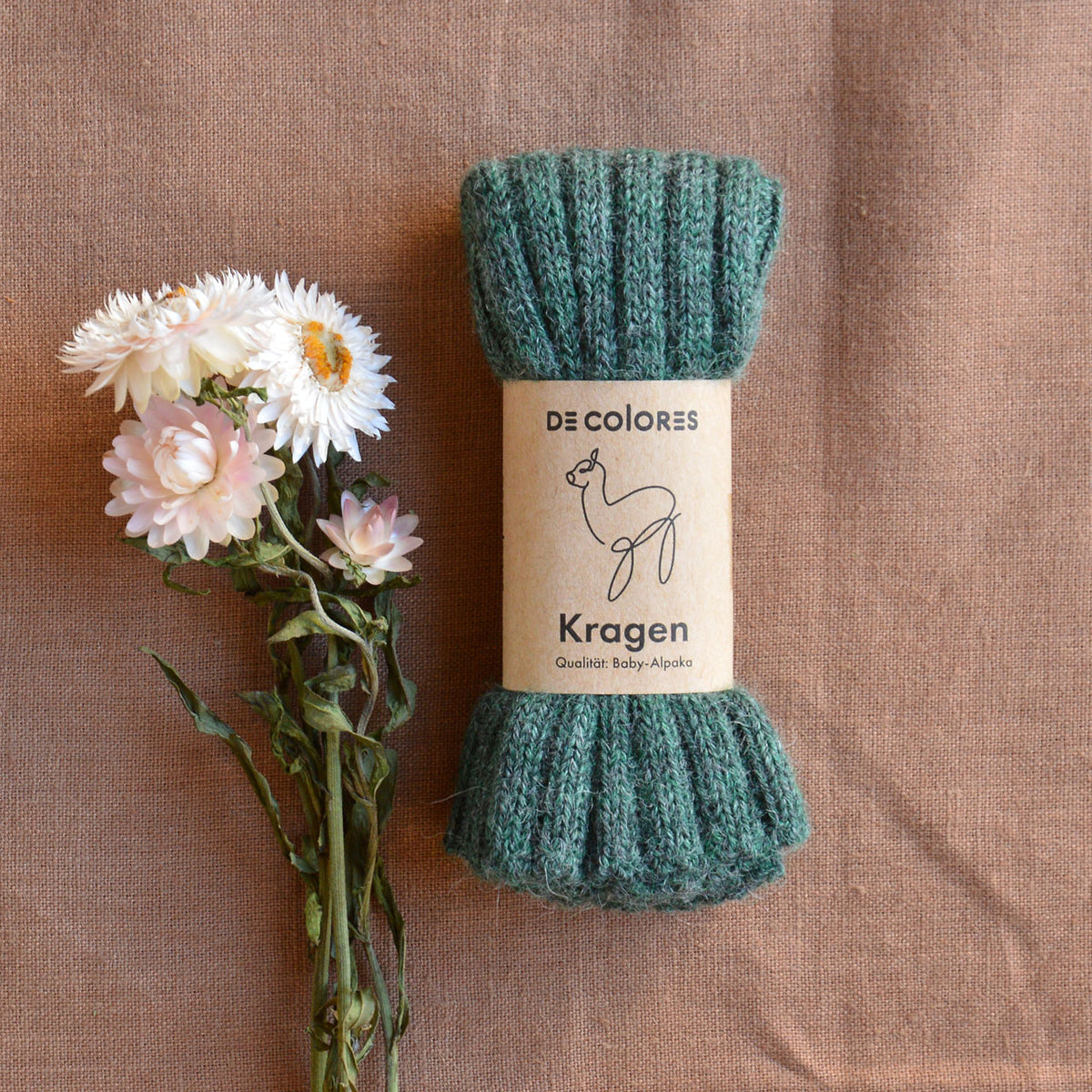 Kids Neckwarmer Tube Scarf - 100% Baby Alpaca (Navy) *Last One!