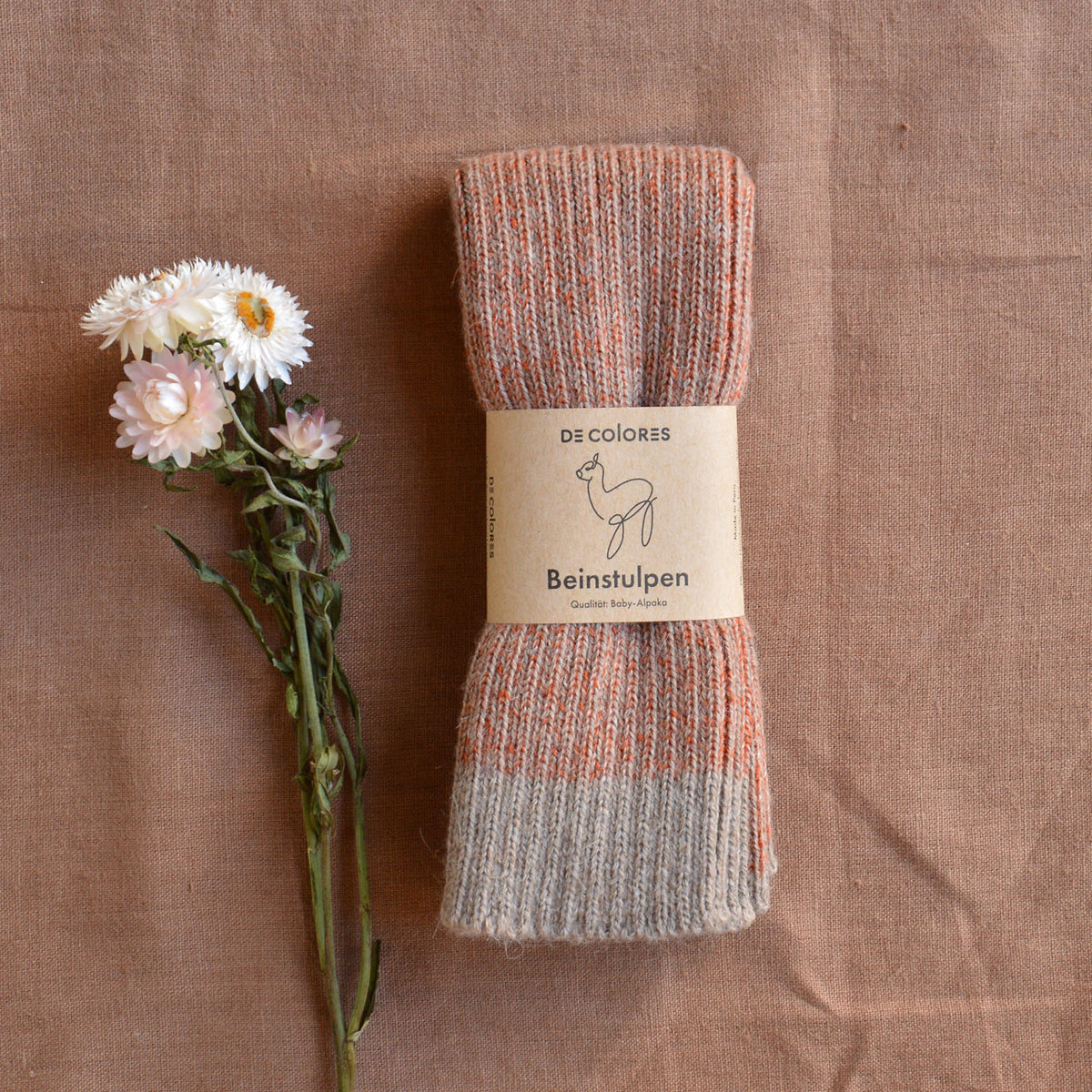 Brioche Rib Knit Legwarmers - 100% Baby Alpaca (Kids-Adults)