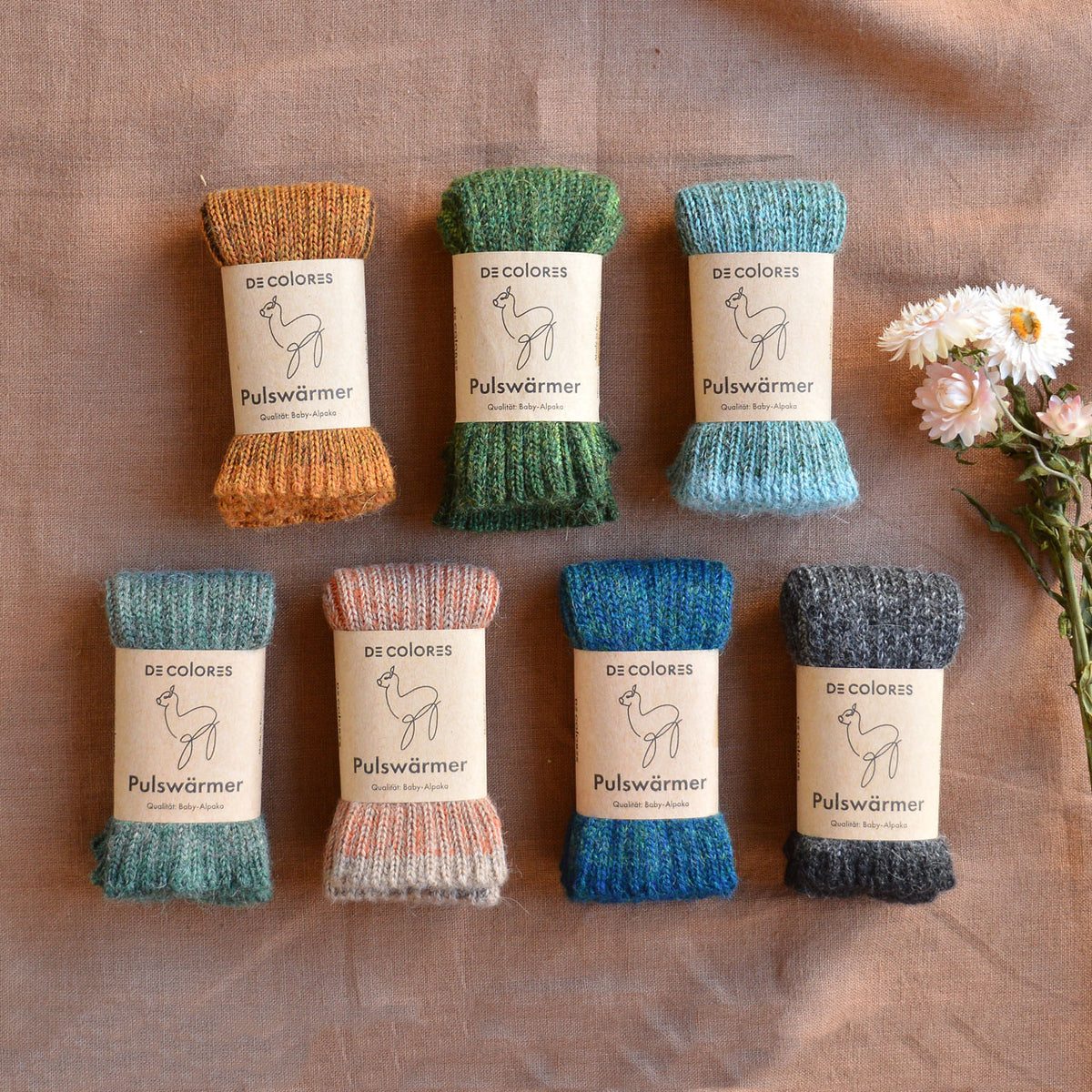 Brioche Rib Knit Armwarmers - 100% Baby Alpaca (Kids-Adults) *Returning 2026