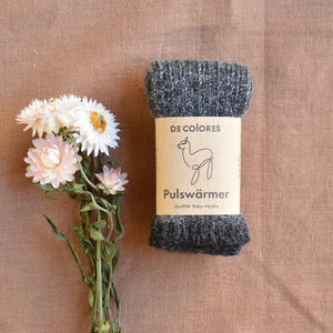 Brioche Rib Knit Armwarmers - 100% Baby Alpaca (Kids-Adults)