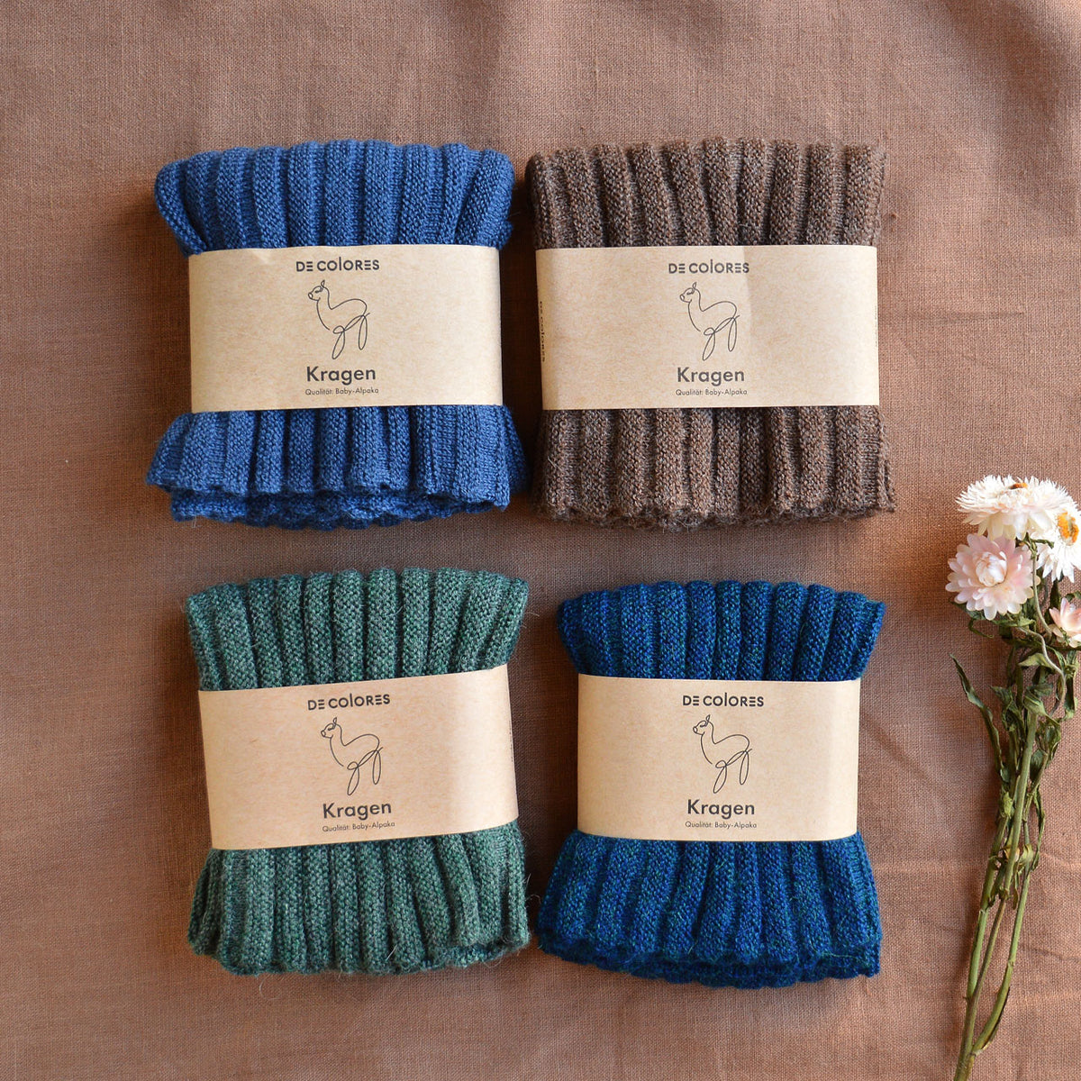 Crossknit Tube Scarf - 100% Baby Alpaca (Adults) *Last One!