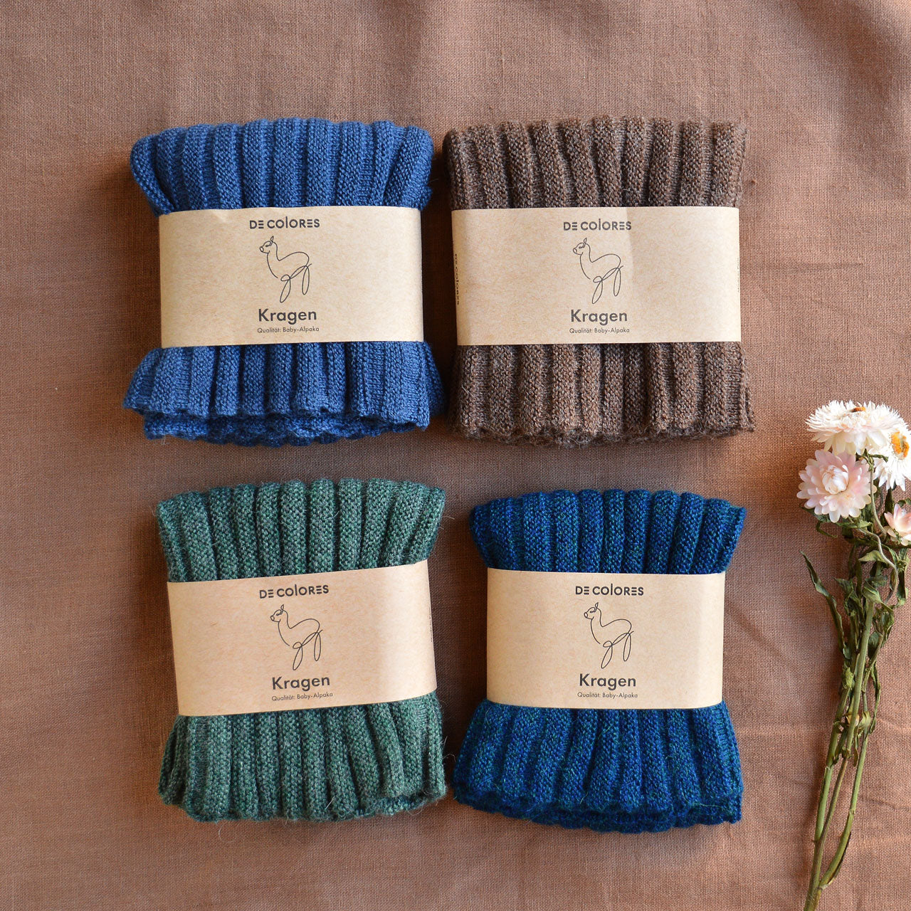 Crossknit Tube Scarf - 100% Baby Alpaca (Adults)