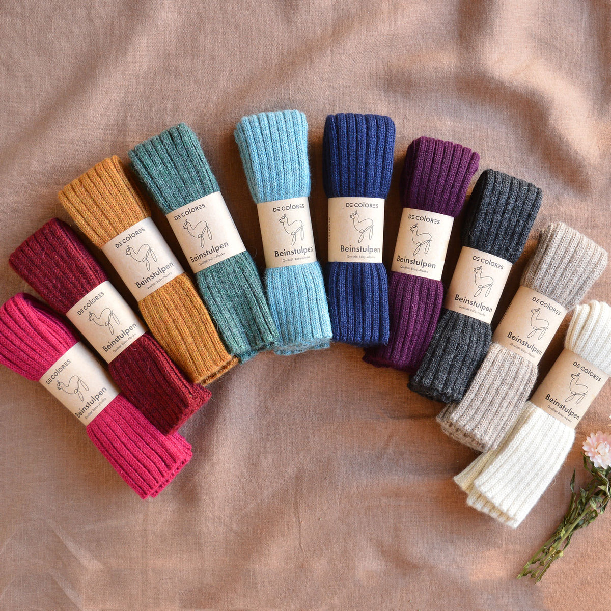 Ribbed Legwarmers - 100% Baby Alpaca (Kids-Adults) *Returning 2026