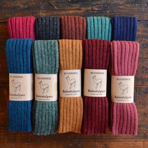 Ribbed Legwarmers - 100% Baby Alpaca (Kids-Adults)