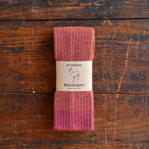 Brioche Rib Knit Legwarmers - 100% Baby Alpaca (Kids-Adults)
