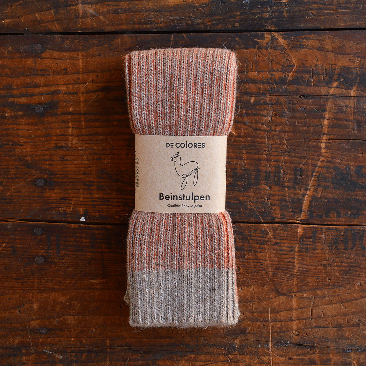 Brioche Rib Knit Legwarmers - 100% Baby Alpaca (Kids-Adults)