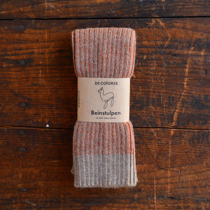 Brioche Rib Knit Legwarmers - 100% Baby Alpaca (Kids-Adults)