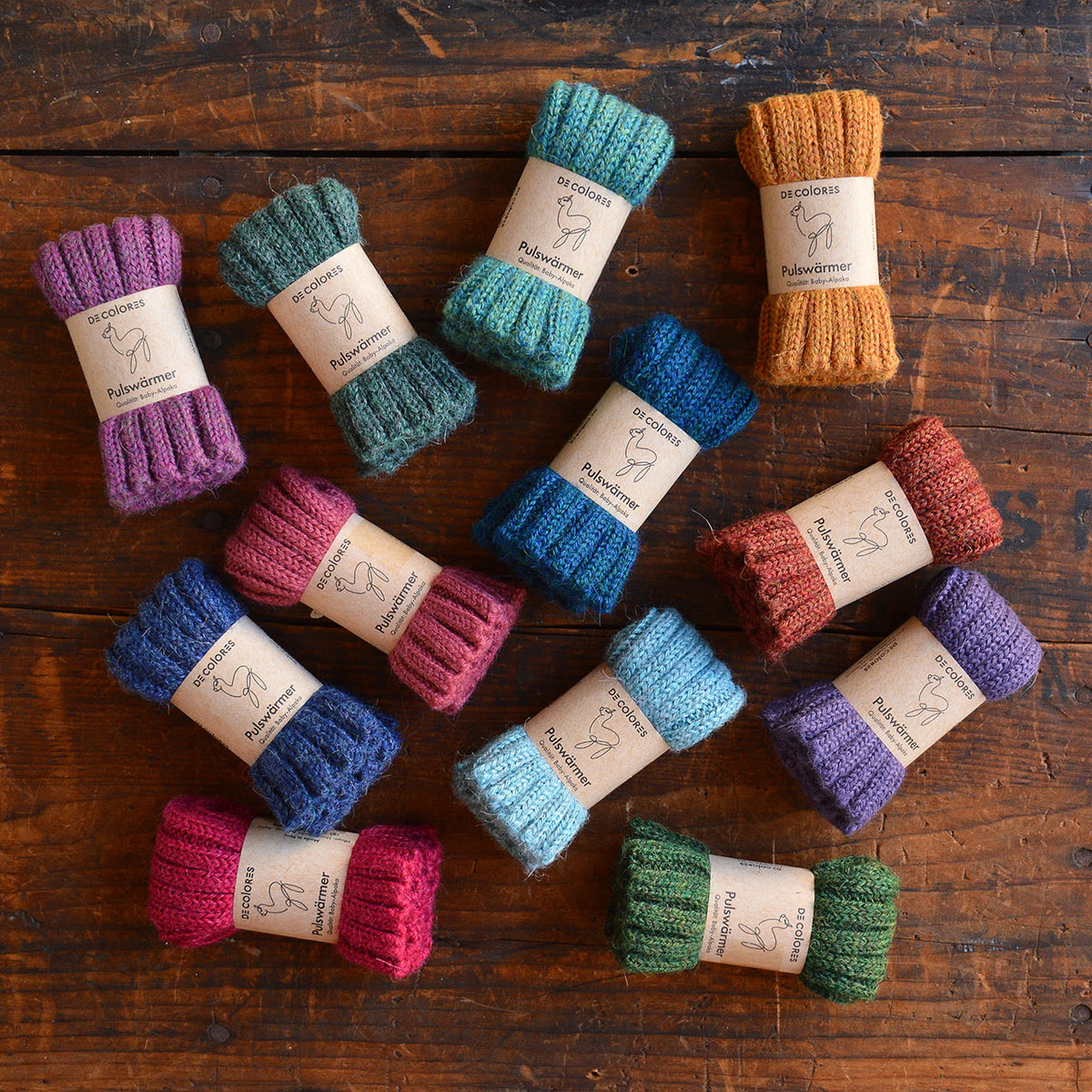 Mini Wristwarmers - 100% Baby Alpaca (Kids-Adults)