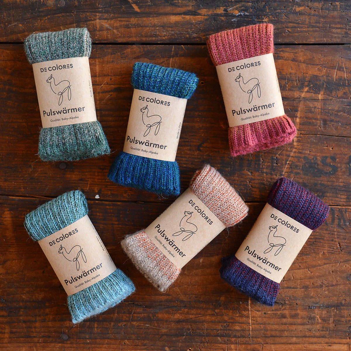 Brioche Rib Knit Armwarmers - 100% Baby Alpaca (Kids-Adults)