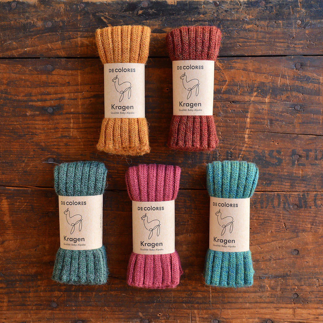 Kids Neckwarmer Tube Scarf - 100% Baby Alpaca