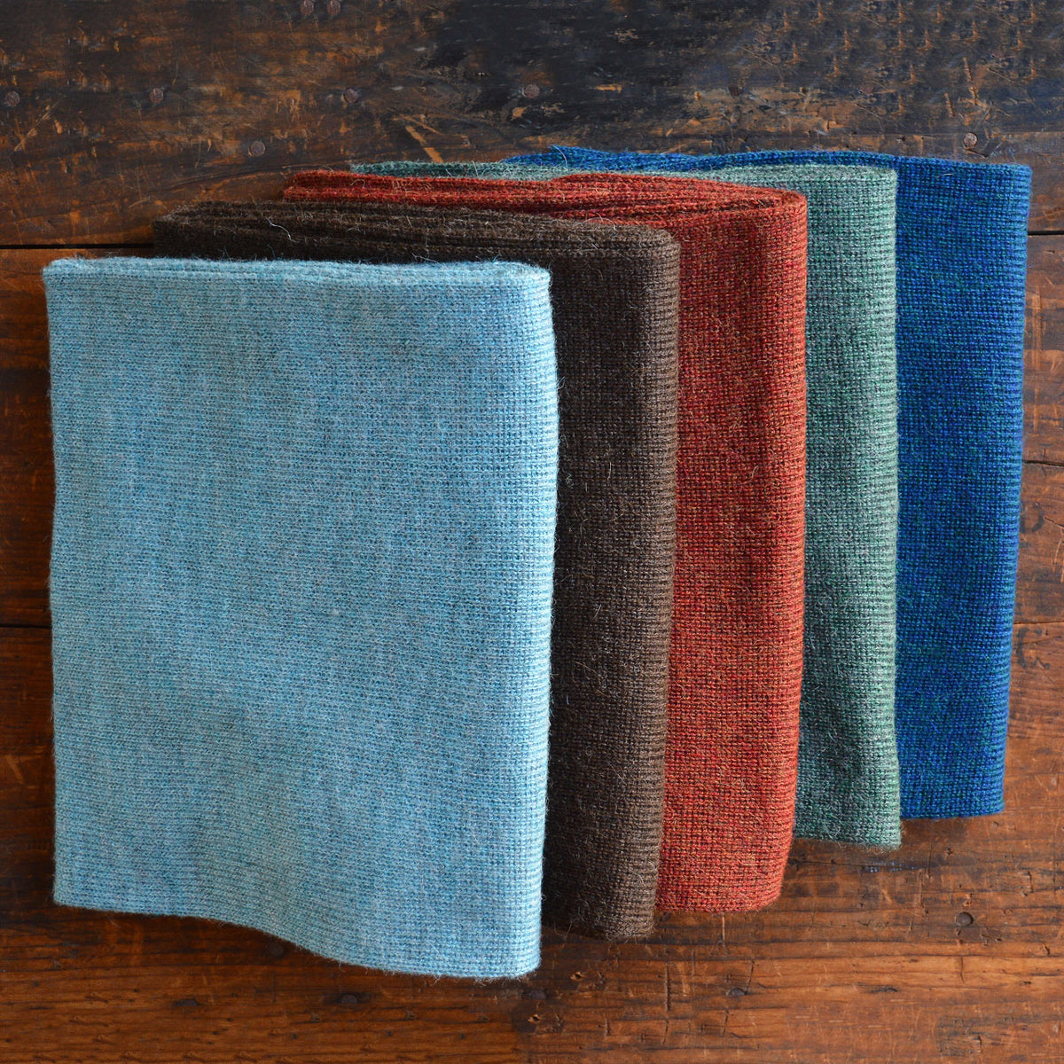Long Rib Scarf - 100% Baby Alpaca (Adults)