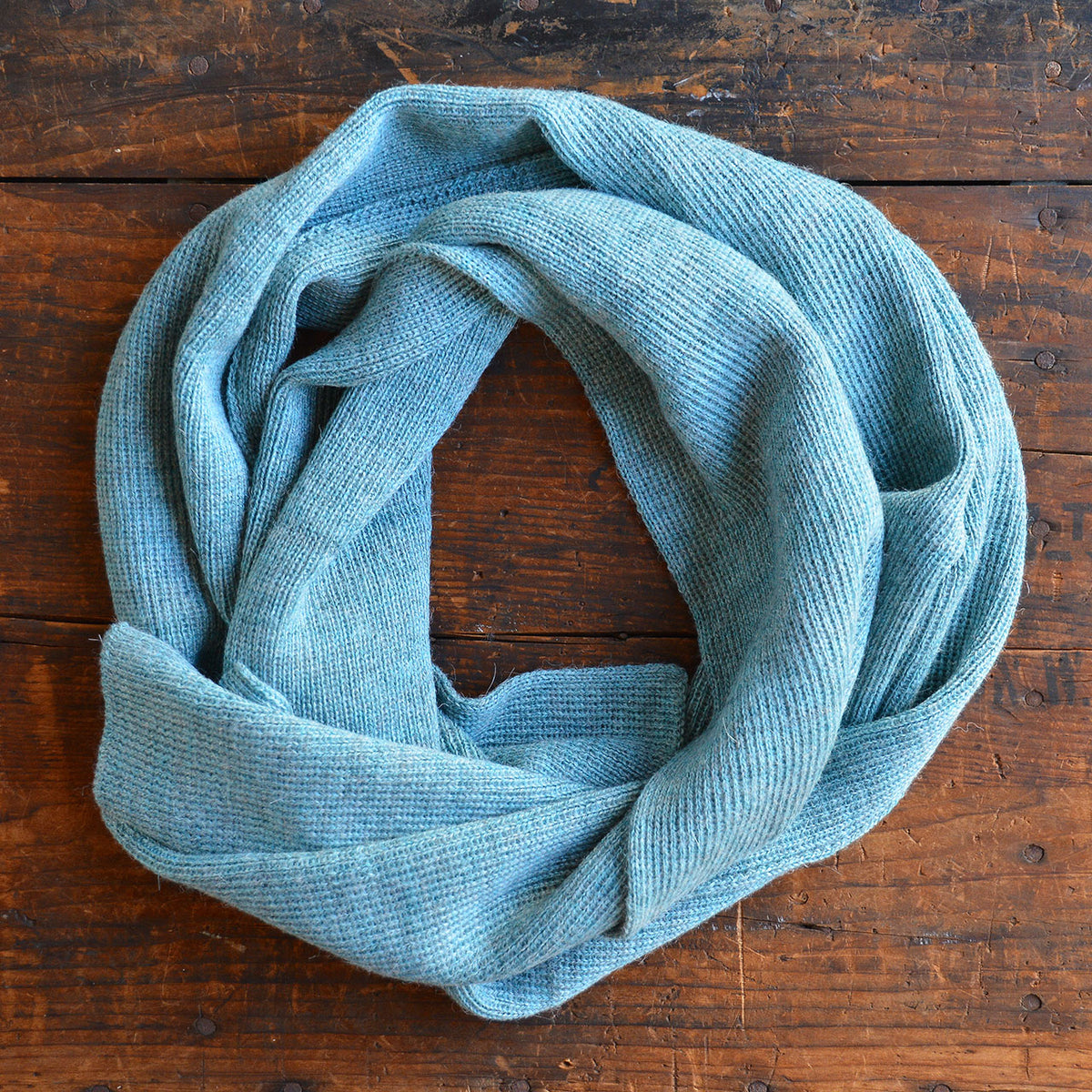 Long Rib Scarf - 100% Baby Alpaca (Adults)