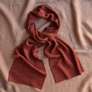 Long Rib Scarf - 100% Baby Alpaca (Adults)