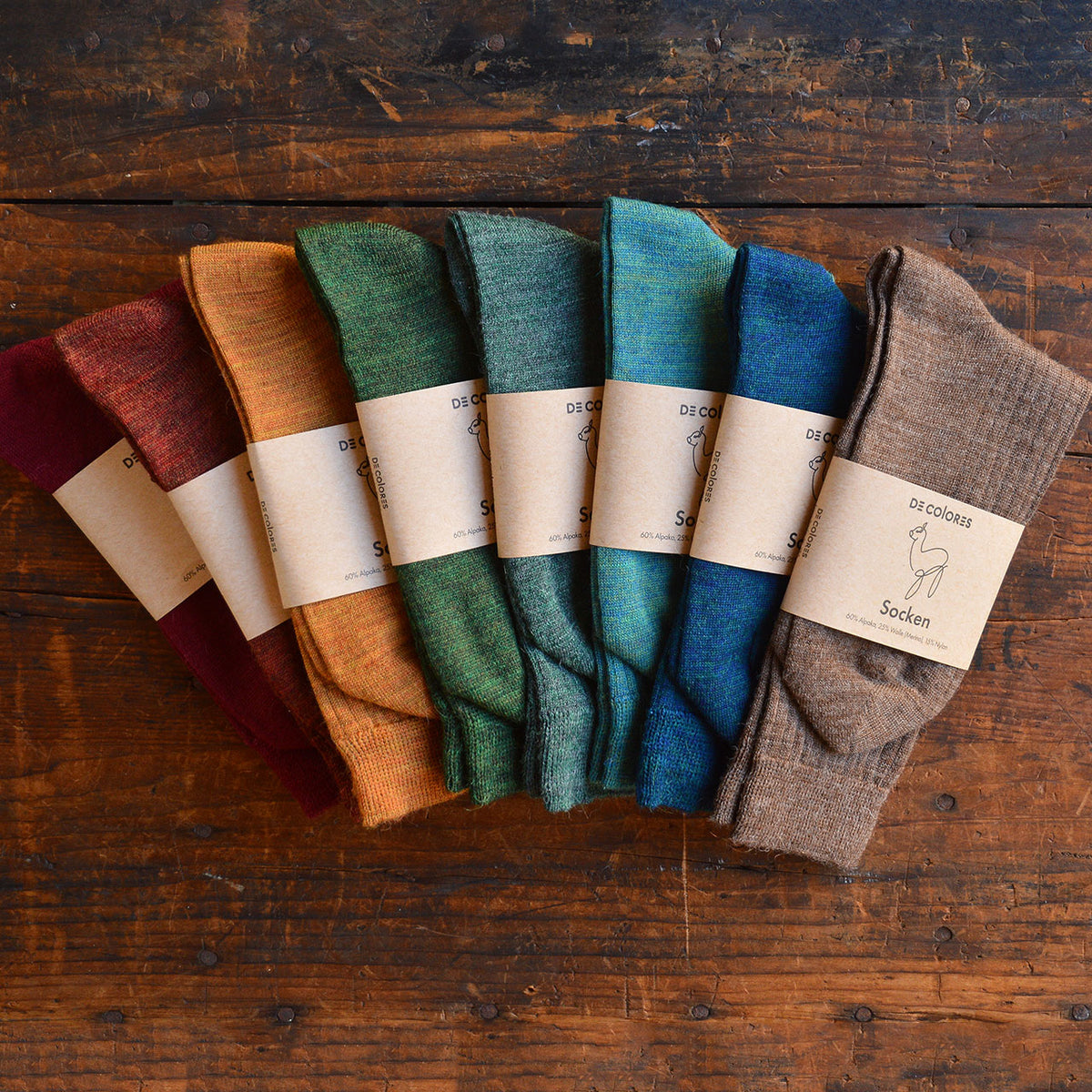 Ribbed Alpaca/Merino Socks (Adults 35-45)