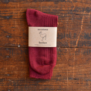 Ribbed Alpaca/Merino Socks (Adults 35-45)