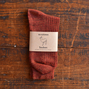 Ribbed Alpaca/Merino Socks (Adults 35-45)