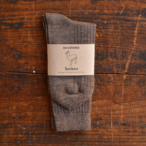Ribbed Alpaca/Merino Socks (Adults 35-45)