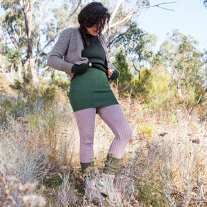 Reversible Belly Warmer/Skirt - Baby Alpaca