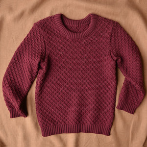 Aran Organic Merino Kids Jumper (3-10y)