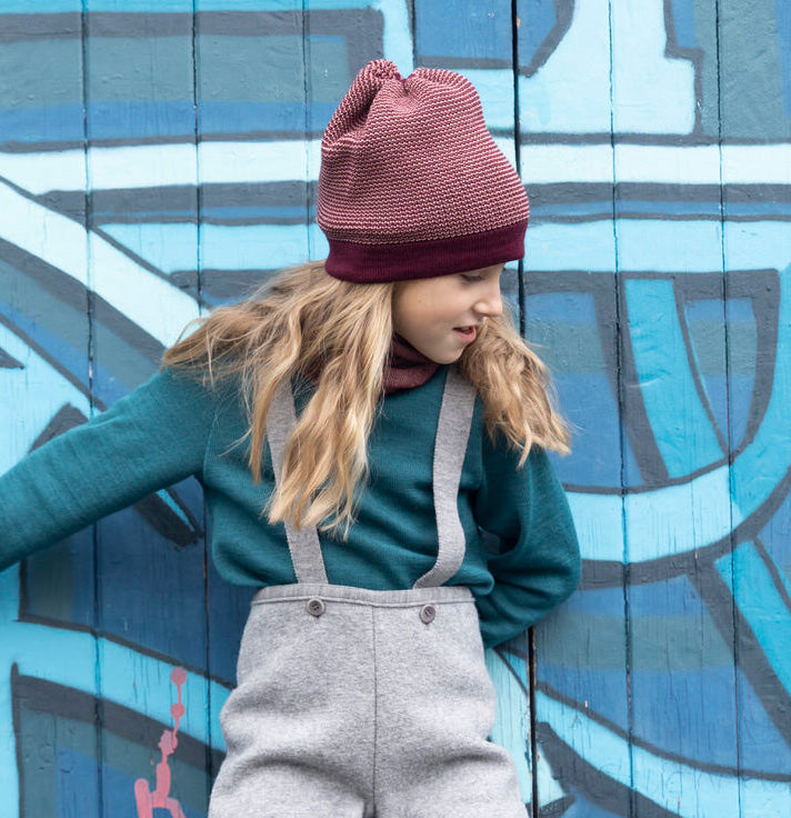 Classic Organic Merino Beanie - Melange (Teen-Adults)