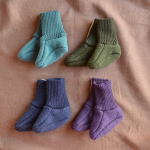 Boiled Wool Booties (0-6m) *New AW25/26