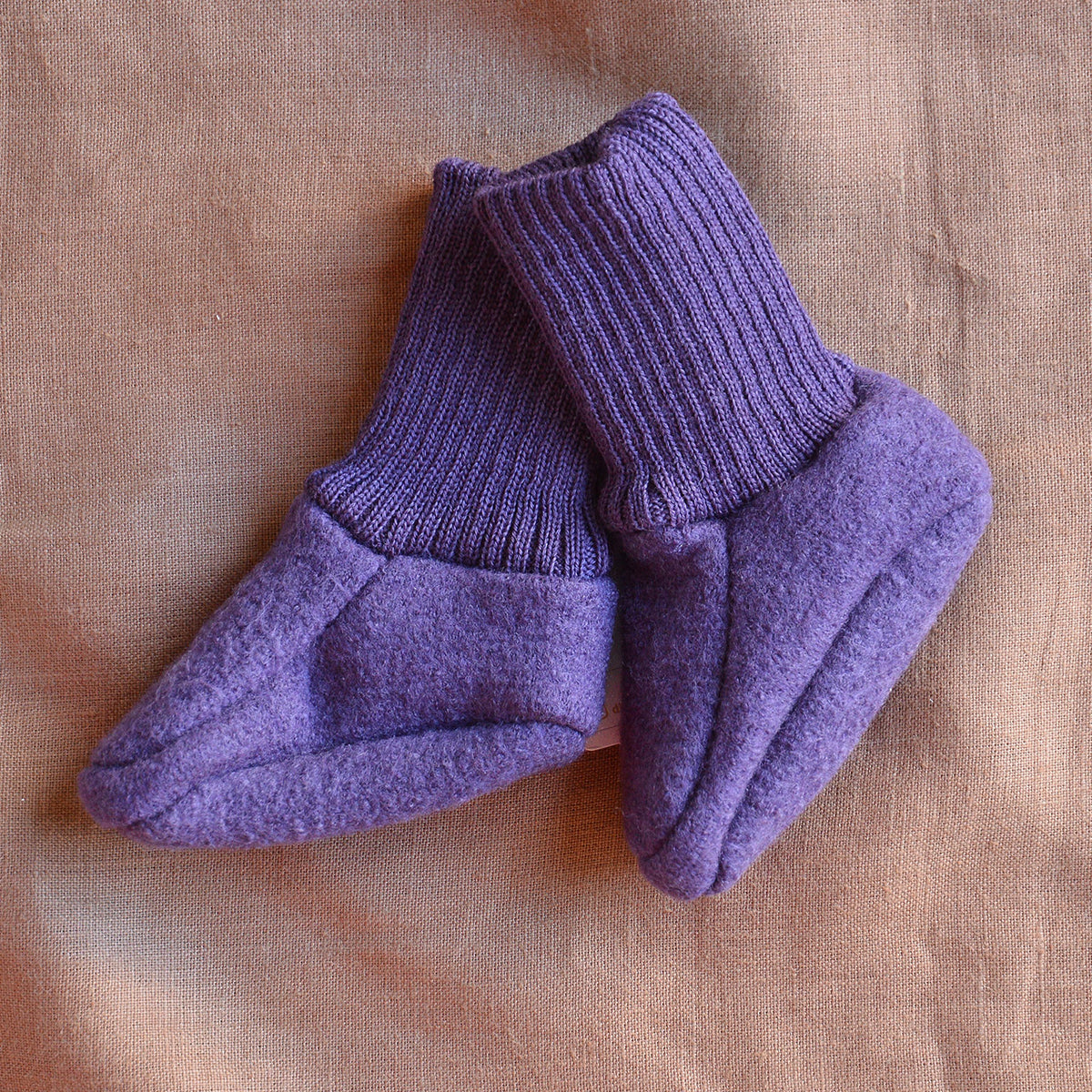 Boiled Wool Booties (0-6m)