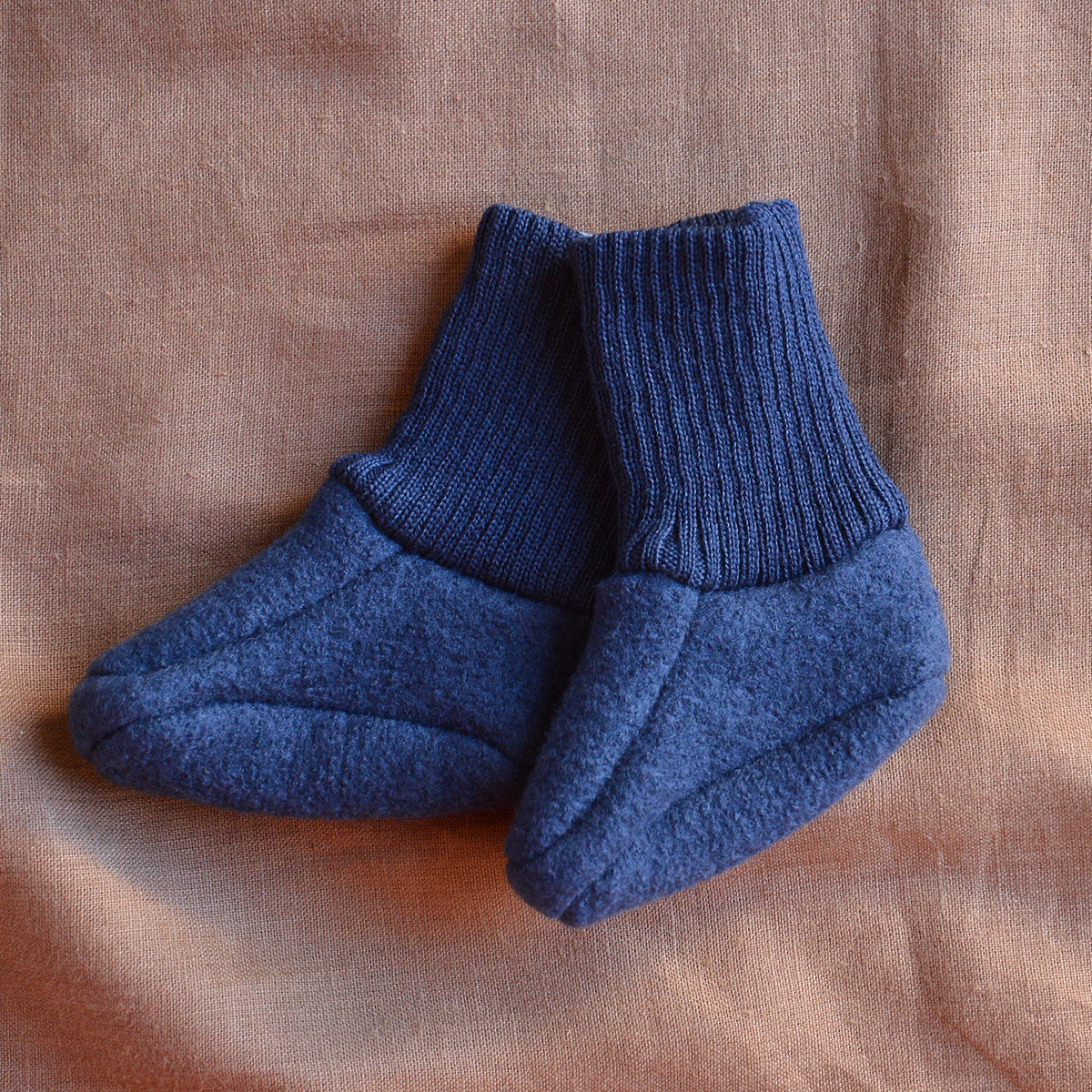 Boiled Wool Booties (0-6m)