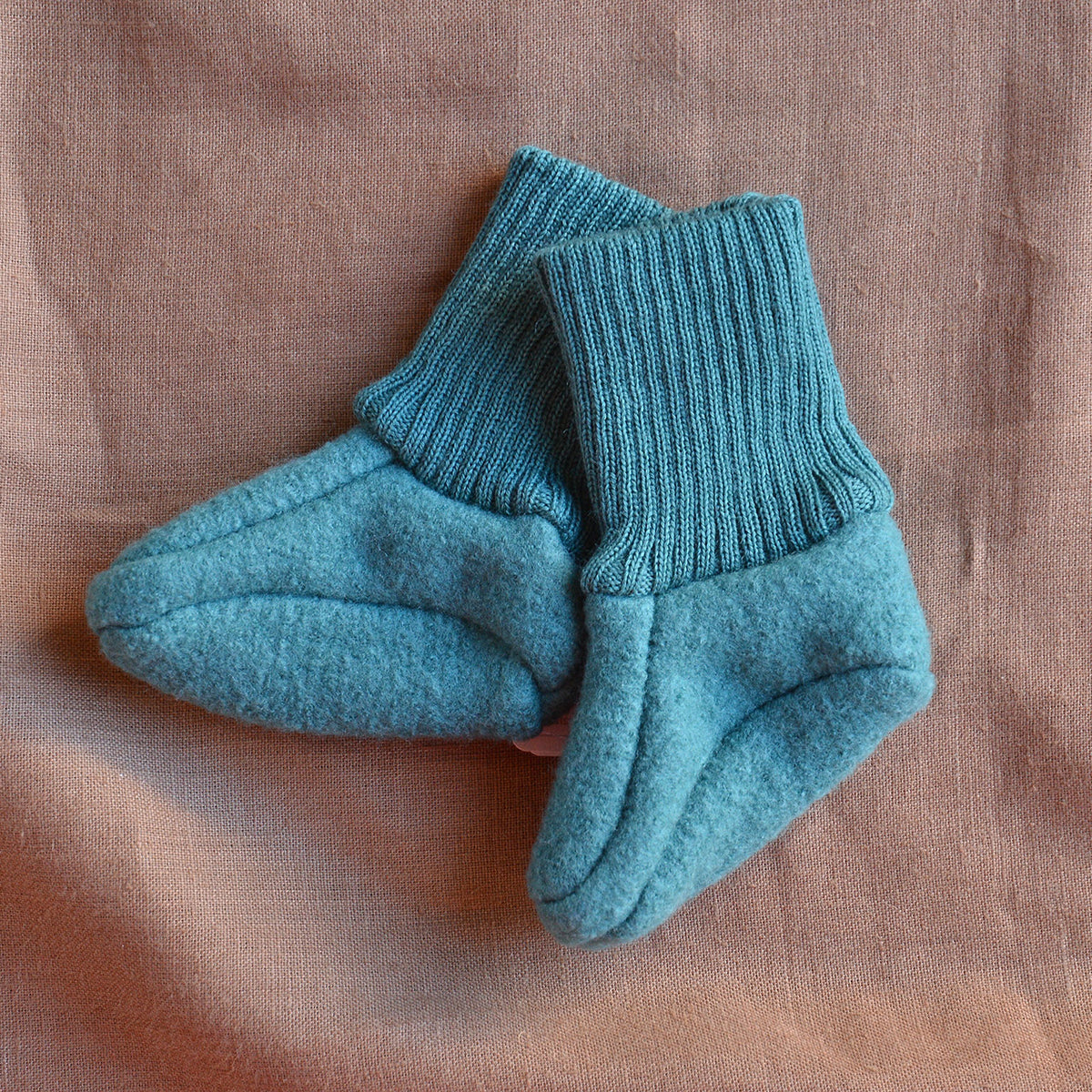 Boiled Wool Booties (0-6m)