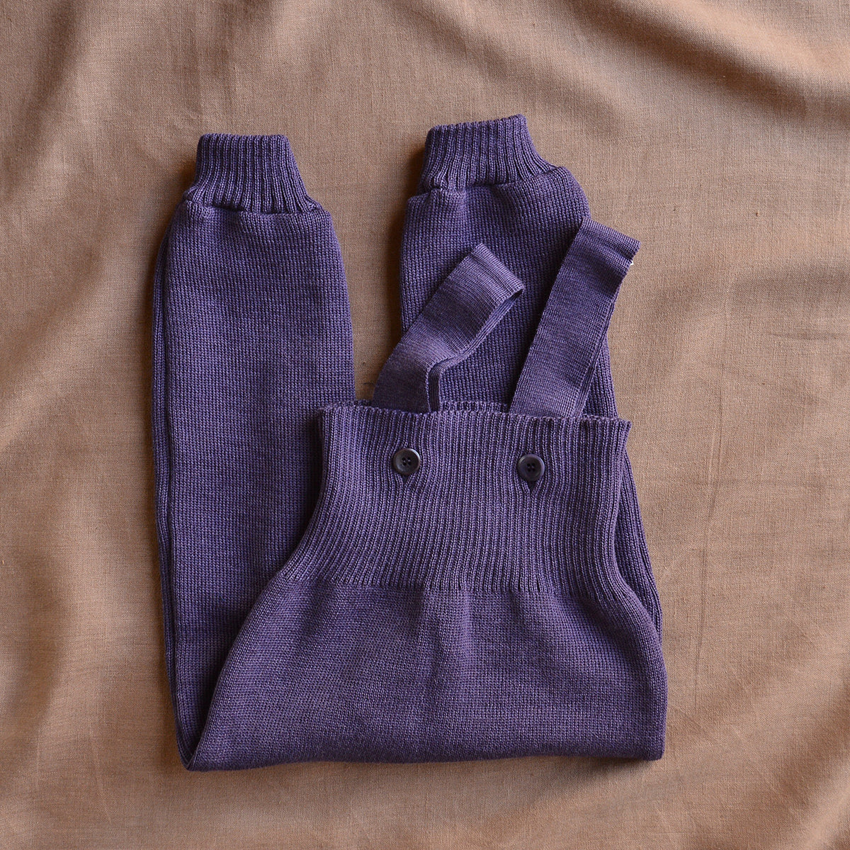 Knitted Dungarees - Organic Merino Wool (3m-4y)
