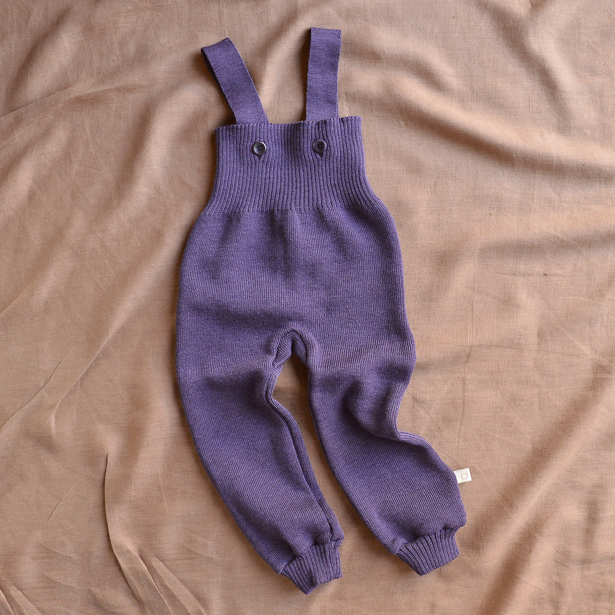 Knitted Dungarees - Organic Merino Wool (3m-4y)