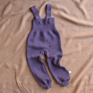 Knitted Dungarees in Organic Merino Wool (3m-3y) *New AW25/26!
