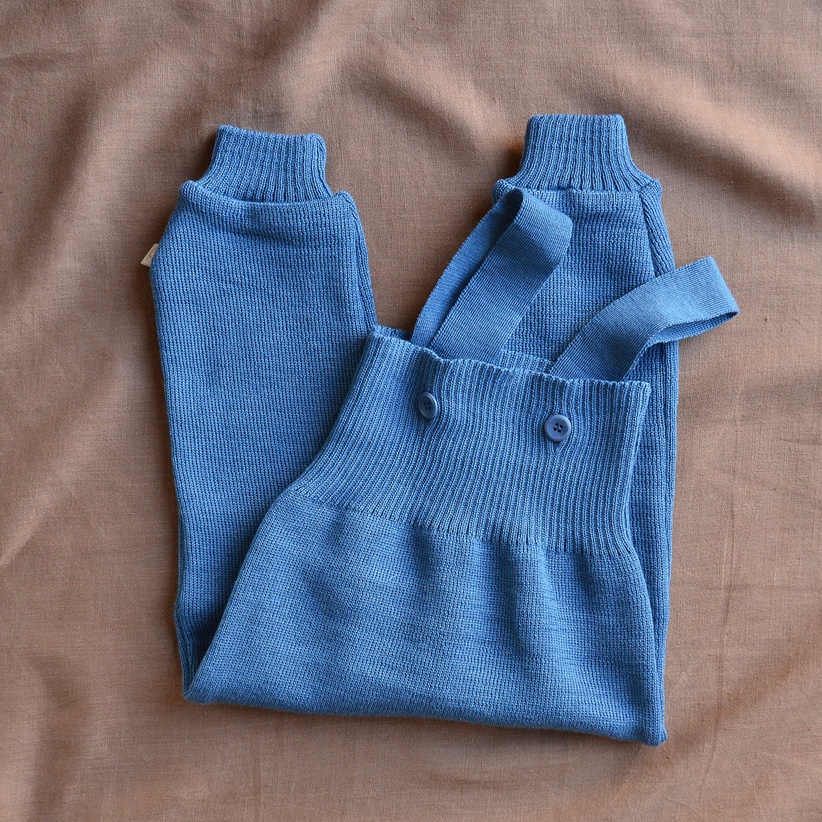 Knitted Dungarees - Organic Merino Wool (3m-4y)