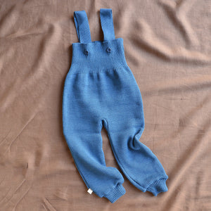Knitted Dungarees in Organic Merino Wool (3m-3y) *New AW25/26!
