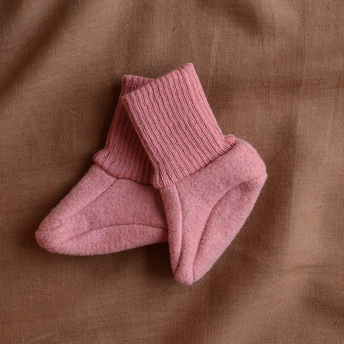 Boiled Wool Booties (0-6m)