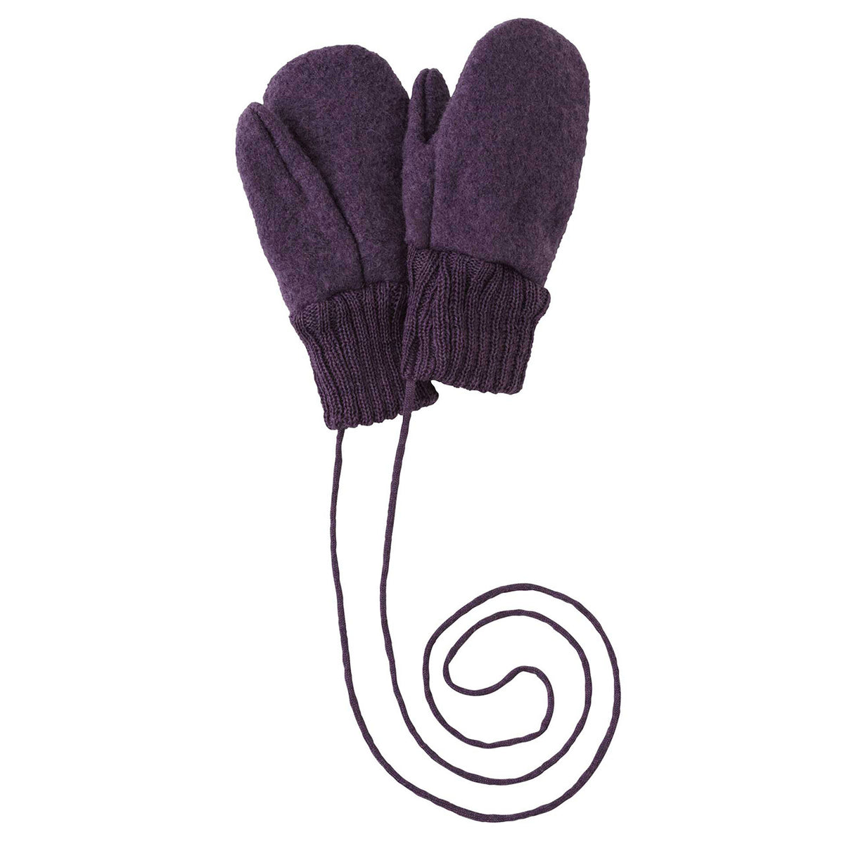 Boiled Wool Mittens (0-6y)