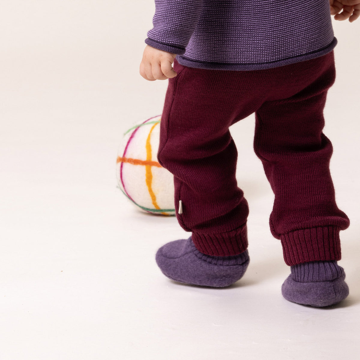 Boiled Wool Booties (0-6m)