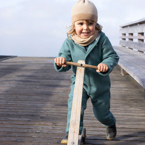 Boiled Wool Overalls with Hood (0-4y) *New AW25/26 Coming Soon!