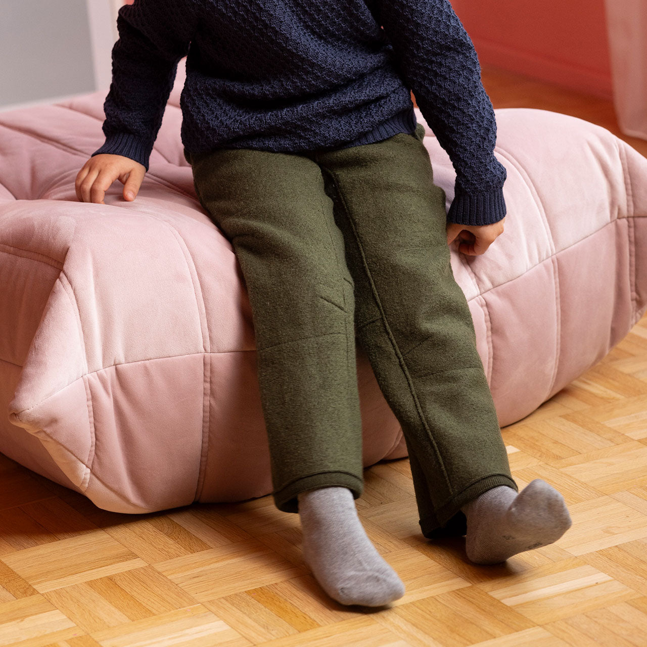 Boiled Wool Pants (1-10y) *New AW25/26 Coming Soon!