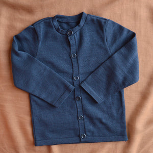 Kids Knitted Cardigan - Organic Merino Wool (5-10y) *New AW25/26