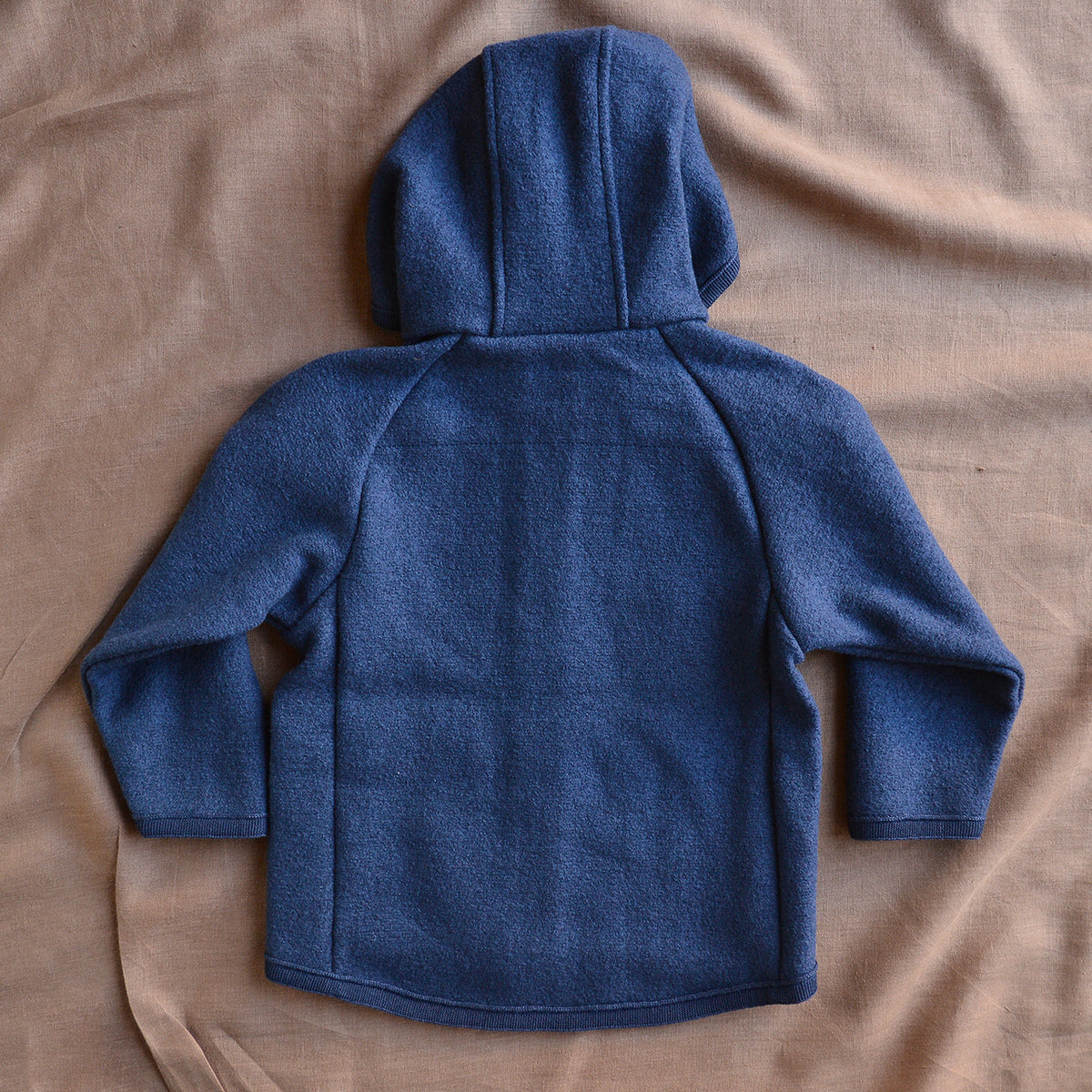 Boiled Wool Zip Jacket (3-10y)