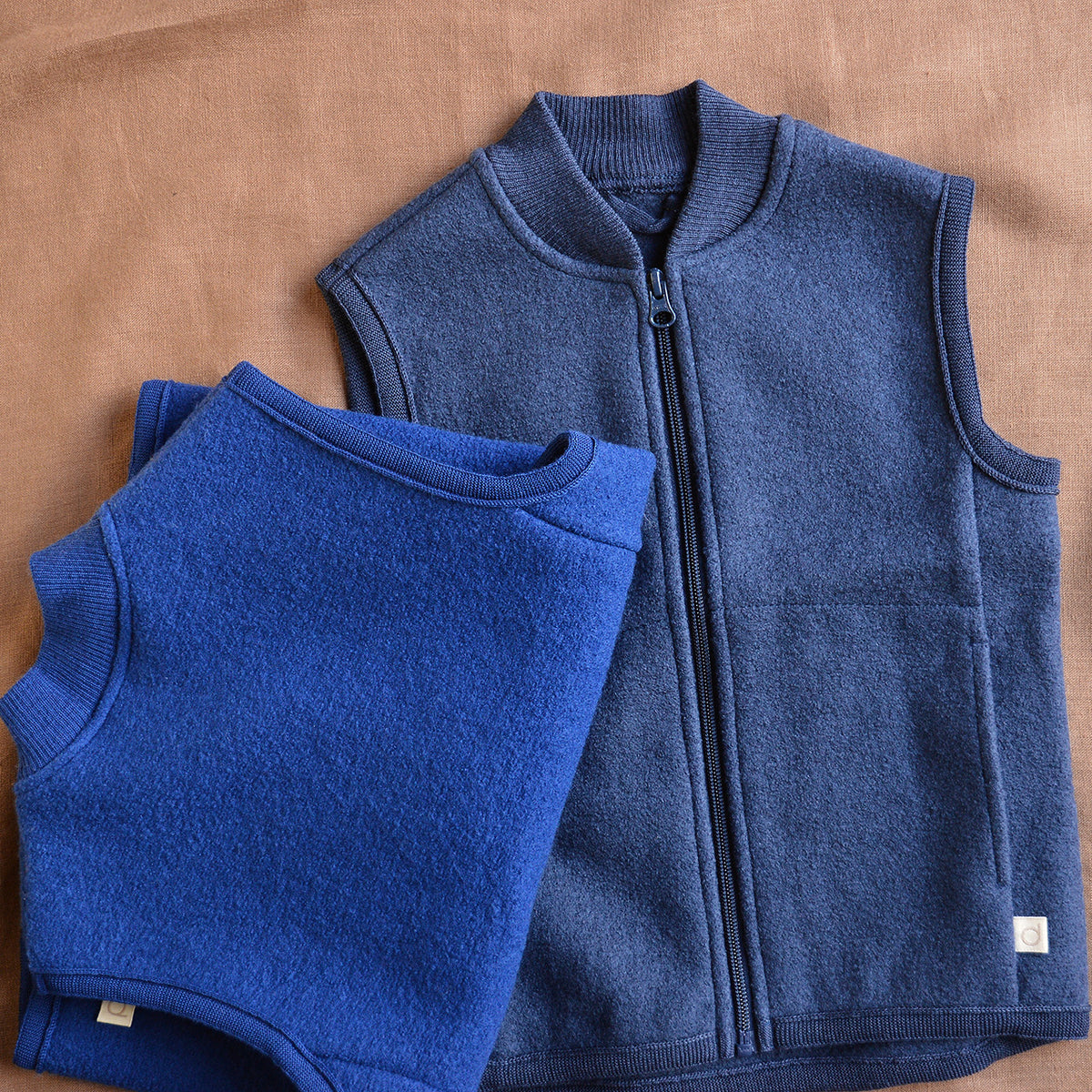 Boiled Wool Zip Vest (1-10y+) *New AW25/26!